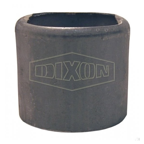 Notched Ferrule, 1-1/2 ID x 1-60/64 to 2-12/64 OD in Nominal, 304 SS, Hose End Style, 3 in L